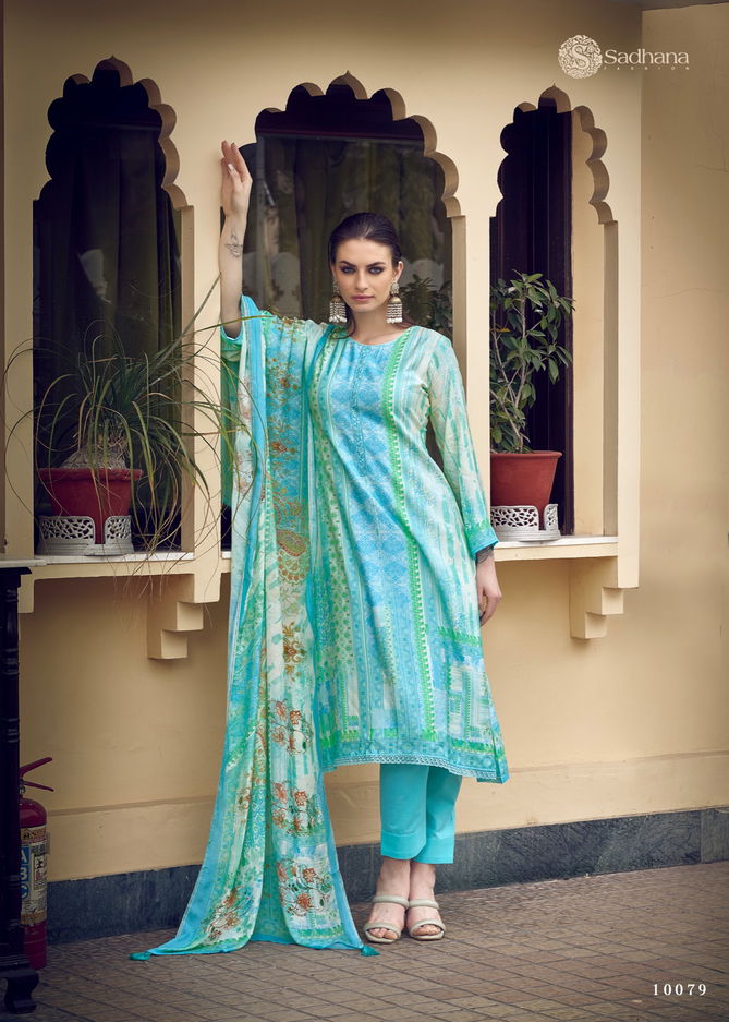 Ryssa By Sadhana Heavy Muslin Silk Printed Salwar Kameez Wholesale Shop In Surat